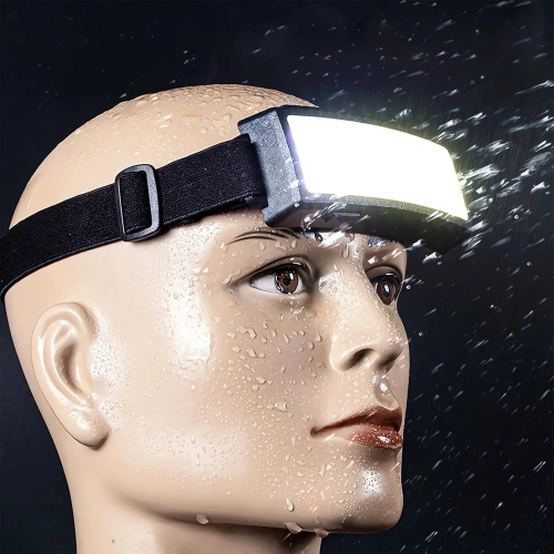 HWL-120-SORT | LED forlygte | Forlygte rem