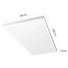 LED loft panel | Overflademonteret loftslampe 120x60cm | 120W, 12000lm | hvid