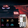 Програмована RGB LED панель для авто і вантажівки | 70x173 мм | персоналізовані написи та анімації | HRP-1632