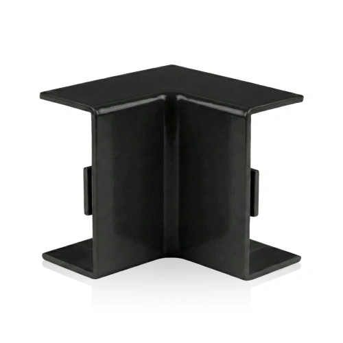 Internal Corner Connector for Cable Trunking | 40x20 mm | 90° Angle Joint Cover | black | CDT-04-Black