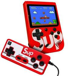 RS400-Double | Mini Mobile Console for Retro Games With Pad 400 Games 3.0