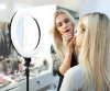 Ringlys med stativ | 45 cm ringlys, 210 cm stativ, sæt til makeup eller streaming | RL-480 2i1