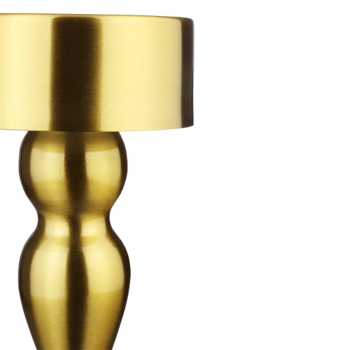 HJA10-A-GOLD | Stolní lampa s vestavěnou baterií | Noční lampa se třemi barvami světla | Atmosférická lampa do hotelu nebo restaurace