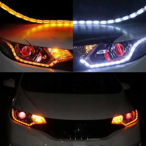 Luci di marcia diurna a LED con indicatore | Flessibile autoadesivo