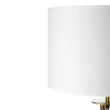 HM112-WIT | Witte vloerlamp | Moderne, stijlvolle verlichting voor de woon- en slaapkamer | Witte vloerlamp met metalen frame