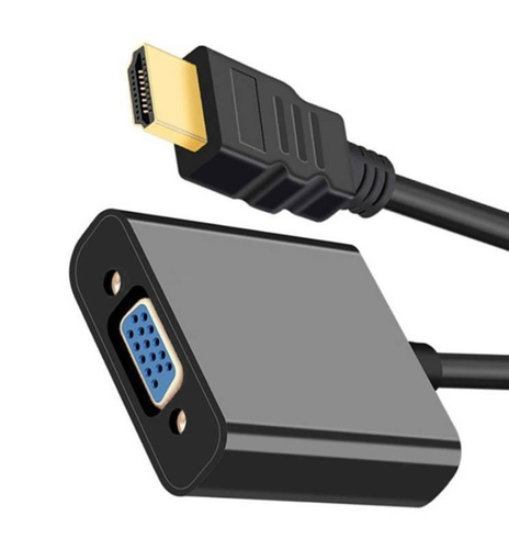 H-V1B-20CM-Zwart | HDMI naar VGA-converter | D-SUB | FULL-HD 1080p | 15 cm