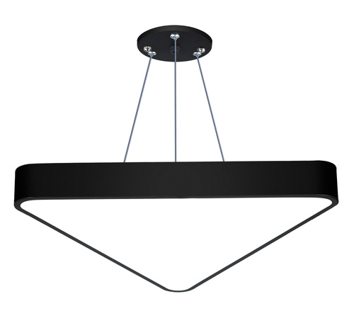 LPL-007 | LED hangende plafondlamp 40W | driehoekig vol | aluminium | CCD niet-knipperend | Φ60x6