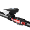 LED-Fahrradbeleuchtungsset für vorne und hinten | XME CREE 3 W, 300 lm, 3 Leuchtmodi, 800 mAh | 5 LEDs, 7 Leuchtmodi, 15 lm
