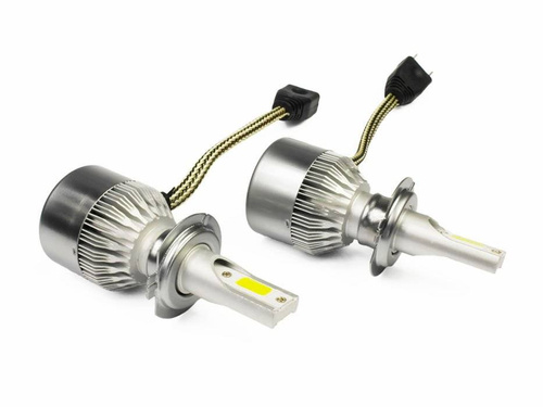 Set of 6 LED bulbs H7 Bridgelux COB ™ 7600 lm