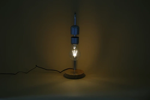 HX-S007R1-SIDABRAS | Levituojanti magnetinė lempa | LED lempa su indukciniu įkrovikliu | Miegamojo šviestuvas