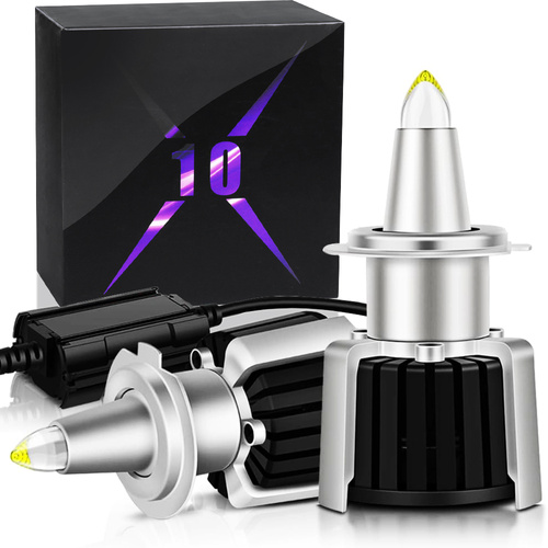 H7 R10 LED pæresæt | COB 360° | 80W | 20000 lm