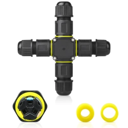 Херметична кабелна муфа IP68 | Самозаключваща се 3-пин свързваща кутия 450 V 24 A за кабели 4–11 mm | M684-X