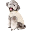 Suéter cálido para perro o gato | talla S | cuello alto | PET-014S-white