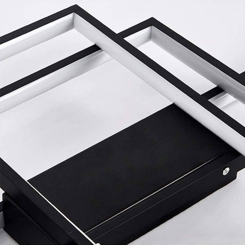 Uma luminária de teto moderna que muda a cor da luz LED | Controlo remoto