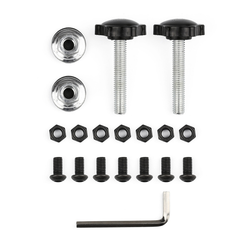 CWT-O3 | Organizador de cables ajustable debajo del escritorio 29-53 cm | Cesta, guía, asa | Negro