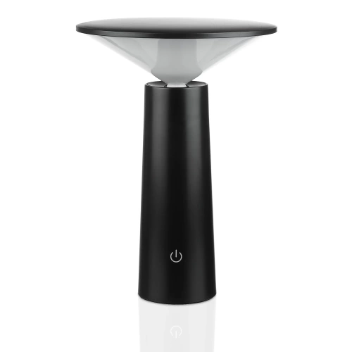 JX09-NOIR | Lampe LED sans fil | Lampe de table à tête mobile