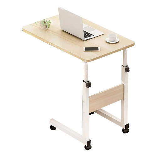 Mobile Laptop Table | Functional, Adjustable Computer Desk on Wheels | LFD-6085-WD