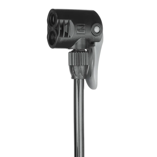 Stationær cykelpumpe med trykmåler og adaptere til Presta, Schrader og Dunlop | Universal gulvpumpe | ZY-6138B