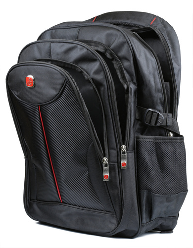BR11 | Universal, strong backpack with a laptop compartment | 30l, 3 chambers, 1680D ballistic nylon | black