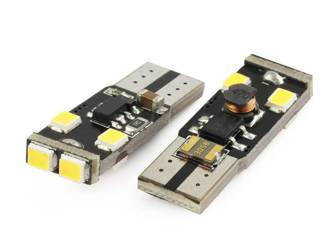 LED bilpære W5W T10 6 SMD 2835 CANBUS