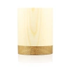 VSO-1210-D | Wooden table lamp | Touch-sensitive night lamp with built-in battery