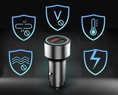 QC4 | Car charger | steel + aluminum | Quick Charge 4.0