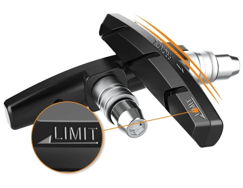 Fiets remblokken V-Brake | Asymmetrische schroefblokken 70mm | SJSCP-03-B