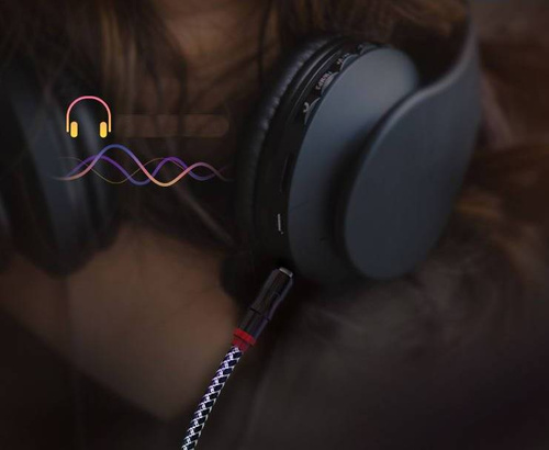 AB-1-1,5M | Cablu mini jack de 1,5 M - 5 culori