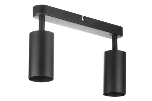 Deckenstrahler | 2x GU10, schwenkbar | schwarz | MS-GU10-2