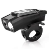 Luz de bicicleta multifuncional 3 em 1 – 800 lm | Luz de bicicleta com buzina e contador | BK-H1920 