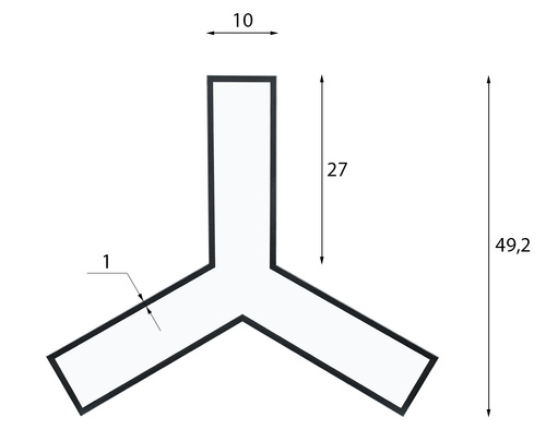 LED-Pendelleuchte | 30 W, Y-Form, 4.000 K, höhenverstellbar | LPL-001