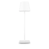 HJA18-BLANC | Lampe de table avec batterie intégrée | Lampe de nuit tactile