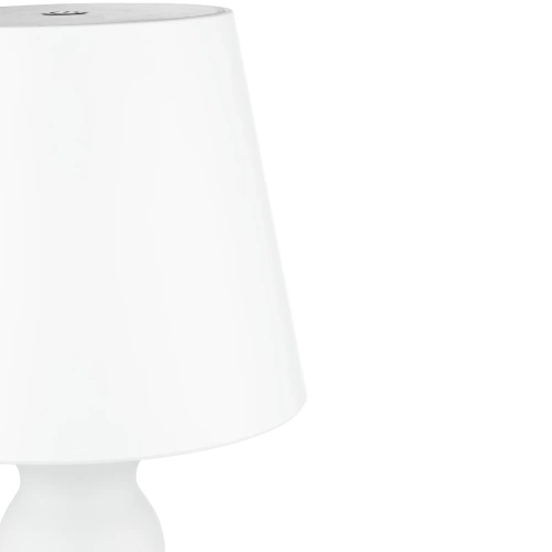 Veilleuse sans fil avec batterie intégrée | Lampe de table élégante avec réglage de la couleur et de l'intensité lumineuse | YG-D021-WHITE