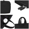 BR04 | Bolsa de neoprene, capa para laptop de 15,6" | alças, dois bolsos laterais | preta
