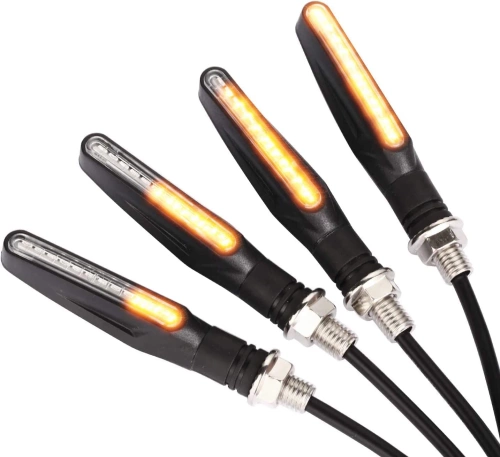 Dynamické LED směrovky pro motocykly | 12 LED | puchýř | 4 kusy | MSL-12LED-04