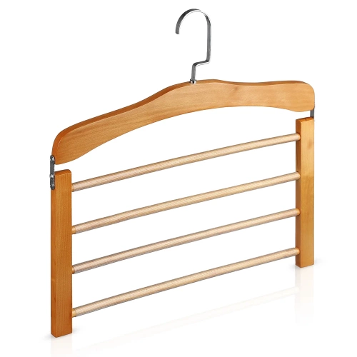 S-8101-WOOD | Clothes hanger | Swivel trouser hanger