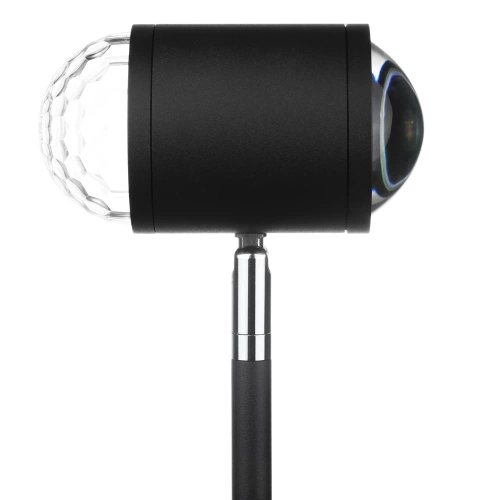 LED-Stimmungsleuchte stehend | Projektor Sonnenuntergang | Leuchte mit austauschbaren farbigen Einsätzen | schwarz | RB-C150-Black
