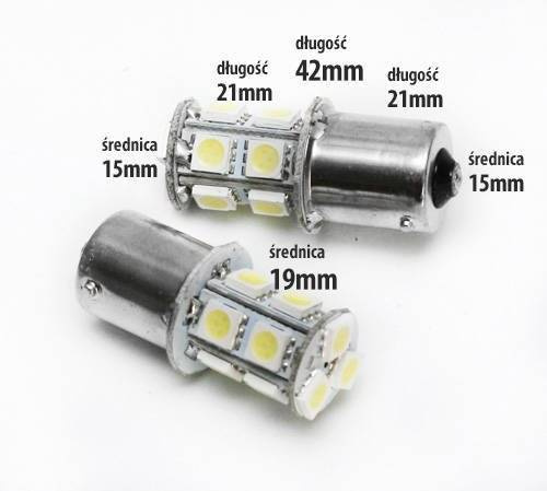 Car LED bulb BA15S 13 SMD 5050