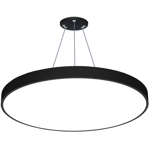 LPL-005 | LED hangende plafondlamp 80W | rond vol | aluminium | CCD niet-knipperend | Φ80x6