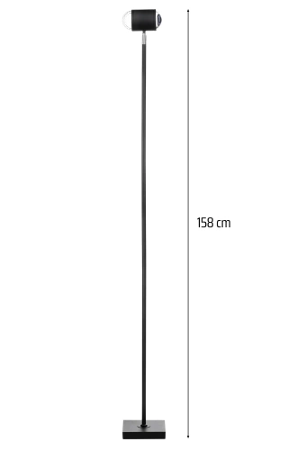 RB-C150-Negru | Lampă de stare în picioare | Proiector apus de soare | Lampă cu inserții colorate înlocuibile