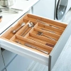 Bestek organizer | Bamboe lade-inzet met 8 vakken | KBT-G844