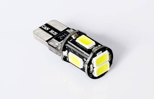 Auto LED žárovka W5W T10 6 SMD 5630 CAN BUS