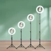 Sada kruhového světla 32 cm se stativem 210 cm | Profesionální světlo na streaming nebo líčení