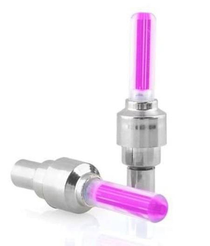 Blister - 2 pieces | Glowing bicycle valves | 4 colors