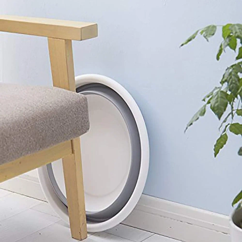 XDP-9L-GRIS | Cuenco de camping plegable | Cuenco de acordeón para uso doméstico.