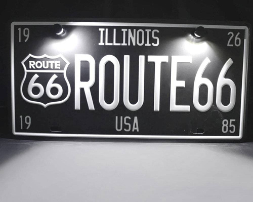 Screw lights for highlighting LED COB license plate