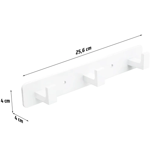 DSG-H03 | Toalheiro para banheiro ou cozinha | Sótão | Branco