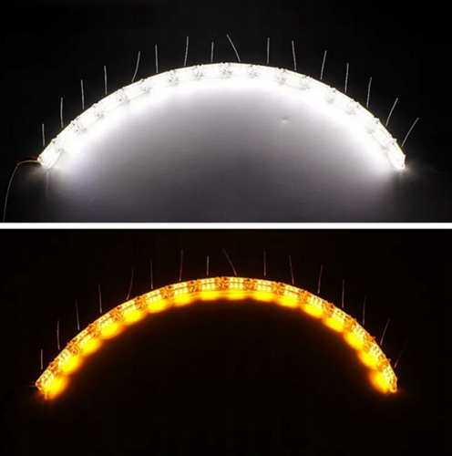 LED-Tagfahrlicht mit Blinkerfunktion | selbstklebend, flexibel