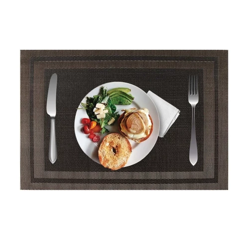 F040-PRETO | Tapete de mesa de cozinha | Tapete de placa | Tapete de mesa | Tapete de cozinha decorativo