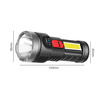 TL-822 | LED flashlight with built-in rechargeable battery | 4 light modes, 500 lm, 1200 mAh